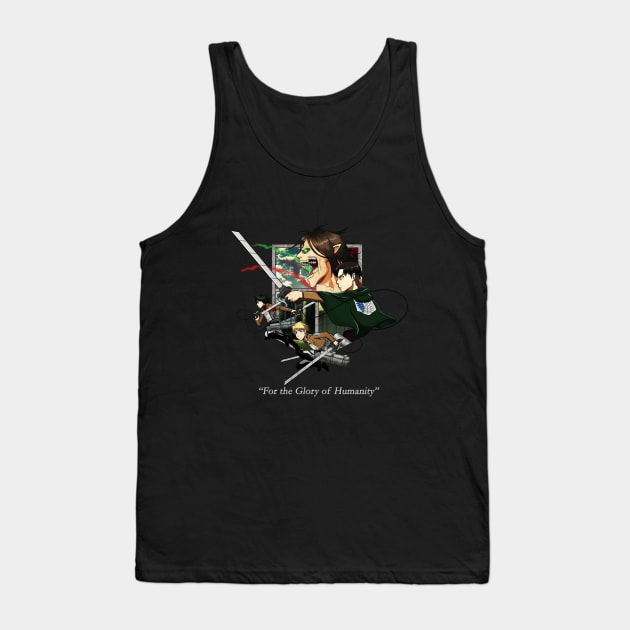 Survey Corps Tank Top by Visual_Discord